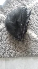 Gorro para hacer pelucas con correa ajustable en la parte trasera, tamaño del gorro tejido, casquillo de peluca sin pegamento, malla para el pelo de buena calidad, color negro