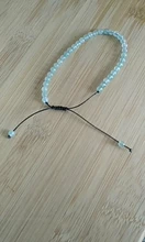Pulsera de cuentas de piedra ajustable de 4MM para mujer, brazalete tejido de ágatas naturales, jaspe, ónix, lapislázuli, regalo de Año Nuevo, joyería