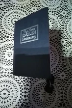 Caja de Seguridad creativa para libros, caja de seguridad para libros de simulación, Mini tanque de almacenamiento LESHP