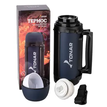 Thermos HS. tm-042 1700ML (cover-mug with stick, Suppl. pl. Cup, скл. Handle, belt) Tonar
Thermos HS. tm-042 1700ML (cover-mug with stick, Suppl. pl. Cup, скл. Handle, belt) Tonar