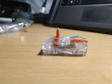 Miniconectores de Cable rápido, Conector de cableado de empalme de resorte compacto Universal, bloque de terminales Push-in, 422 SPL-2/3