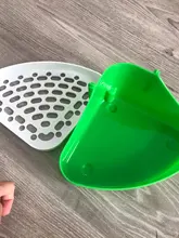 Orinal de plástico con bandeja para mascotas, orinal de entrenamiento para perros, conejos, gatos, hámster, Animal PEQUEÑO