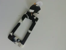 Pendientes de Clip para mujer, aretes de leopardo acrílico largo cuadrado geométrico circular sin Piercing, Clips para las orejas