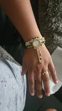 Reloj de pulsera de lujo con diamantes de imitación para Mujer, pulsera femenina de marca superior, 2020