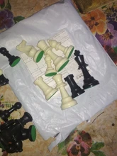 Juego de ajedrez de plástico de 32 Uds. Con altura de rey 49/64/75/95mm, juego de ajedrez estándar Medieval para juegos de viaje IA13