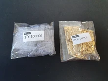 Bullet-Terminals-Connector Insulating-Sleeves Female And with for Car 100pcs/Lot Gold