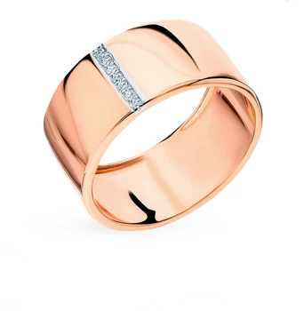 Gold ring with diamonds sunlight sample 585
Gold ring with diamonds sunlight sample 585