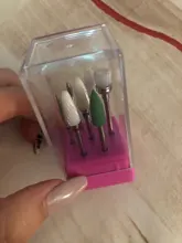 Juego de fresas combinado para manicura, Kit de brocas de taladro de cerámica para uñas herramientas de pulido de Gel de eliminación eléctrica