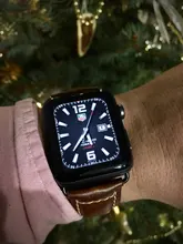 Pulsera Vintage para Apple Watch, banda de cuero vacuno, 44mm, 40mm, 42mm, 38mm, 6 SE, 5, 4, 3, correa de reloj para iWatch