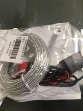 FORAUTO-tira de luces LED para Interior de coche, lámpara de ambiente decorativo, Flexible, neón, bricolaje, 3M, 5M