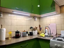 Luces LED para debajo de armarios de cocina, luz de noche de armario de interior y dormitorio, lámpara inteligente con Sensor de movimiento, CC de 12V, 30/40/50cm