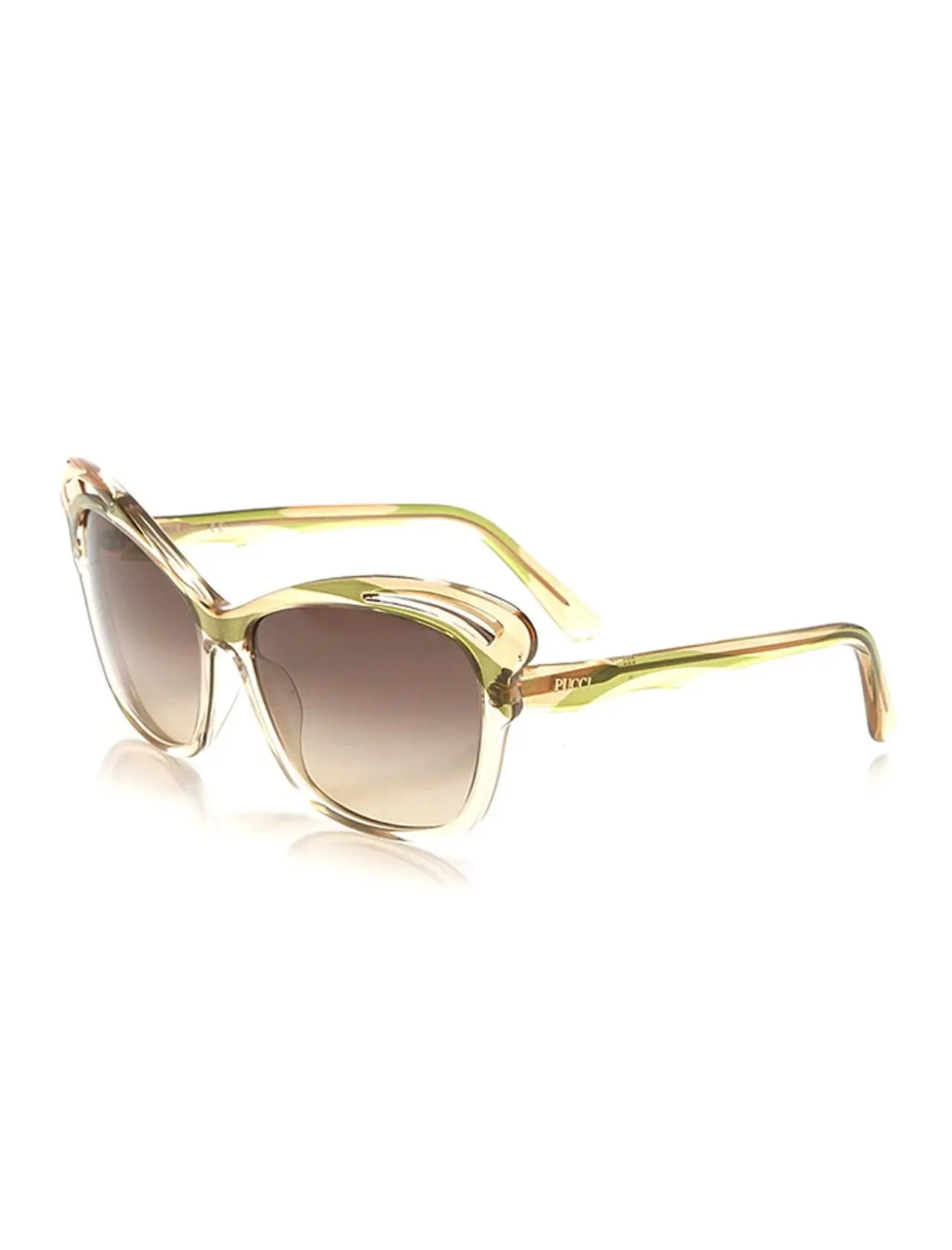 

Women's sunglasses ep 712 278 bone cream organic butterfly cat eye 57-15-135 emilio pucci