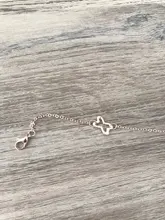 Tobilleras con mariposa de metal y diseño de diamantes de imitación