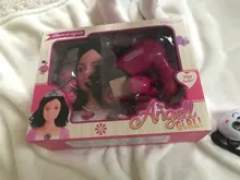 Conjunto de juego de simulación de maquillaje para niños, cabeza de juguete de peinado con secador de pelo, 37 Uds., juguetes educativos para Gift-3811A-3