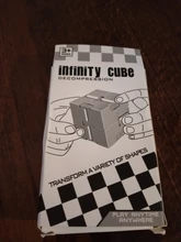 Rompecabezas cuadrado de cubo mágico infinito para niños y adultos, juguete de descompresión para aliviar el estrés, juego de mano divertido, laberinto de cuatro esquinas