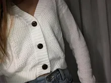 Cárdigan informal de punto para mujer, Chaqueta de punto con abertura frontal Floral, suéter de manga larga informal, prendas de vestir