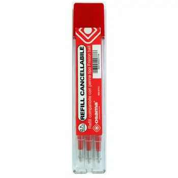 Osama 92093X refill erasable pen, red pens 
Osama 92093X refill erasable pen, red pens