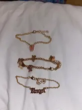 DIEZI-tobillera con cadena de Color dorado para mujer y niña, pulsera de tobillo Estilo Vintage bohemio, corazón, mariposa, joyería de playa, 6 estilos