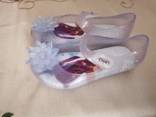 Disney-sandalias de princesa Elsa para niños y niñas, zapatos de animales, Mini Melissa, Lovely Melissa