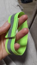 Bandas reflectantes elásticas para brazo, pierna y correas de tobillo, reflectantes de seguridad, cintas de correa para correr por la noche, caminar y ciclismo