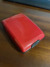 Funda rígida de aluminio para tarjetas de crédito, protector de escaneo Anti RFID para tarjetas, 1 unidad