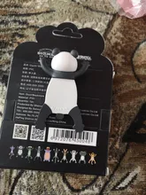 Marcapáginas con dibujos de Panda y Shiba Inu, Material de PVC, en estéreo 3D, Material escolar, Material de papelería, 1 unidad