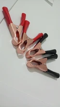 Connector-Plug Battery Alligator-Clips Test-Lead-Clips Crocodile Caravan Power Red Black