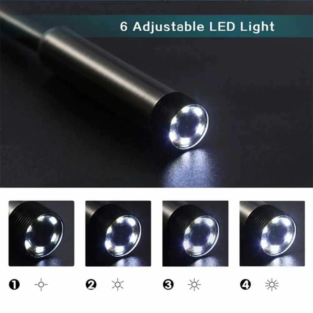 2M 7MM USB Borescope for Android Endoscope Inspection LED Tube Video IP67 Camera Scope OTG USB Endoscoop Camera Borescope
2M 7MM USB Borescope for Android Endoscope Inspection LED Tube Video IP67 Camera Scope OTG USB Endoscoop Camera Borescope