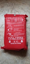 Manta ignífuga de fibra de vidrio para emergencias, Protector de seguridad para refugio contra incendios de 2M x 2M