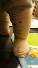 Adorable bebé Unisex calcetines de dibujos animados Fax gato Infantil Meias Anti-slip medias bebé niña niño hasta la rodilla calcetines bebé niño Sokken