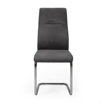 Dining Chair HONEY GRAY upholstered in fabric Napa and leatherette and Pata Omega Chrome
Dining Chair HONEY GRAY upholstered in fabric Napa and leatherette and Pata Omega Chrome