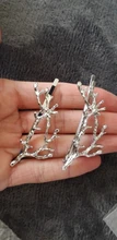 Hair-Clips Alloy-Branch-Hairpins Metal Vintage Elegance Silver Girls Women Tree Fashion
