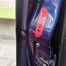 Señal de apertura de puerta de coche, cinta pegatina reflectante de seguridad para conducción nocturna, embellecedor Exterior de coche, 4 unids/lote