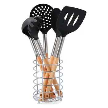 Kitchen Utensils Set Quid Baobab Plastic (12,5 x 12,5 x 36 cm) (6 pcs)
Kitchen Utensils Set Quid Baobab Plastic (12,5 x 12,5 x 36 cm) (6 pcs)