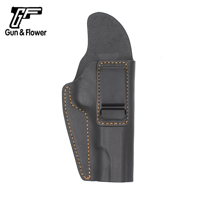 Кобура для пистолета Gunflower IWB Для Правшей черная итальянская полностью зернистая