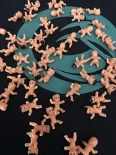 Mini juguetes de plástico de alta calidad para bebés, 10/20/60 Uds., 1 pulgada
