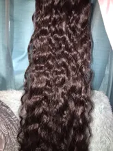 WTB-coleta sintética superlarga y Lisa, coleta con cordón, pinzas de fibra de alta temperatura, extensiones de cabello, cola de caballo