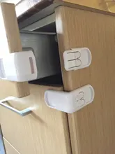 Protección de seguridad de plástico para bebés, 5 uds., en cajas de armarios, cajón de bloqueo, producto de seguridad de puertas