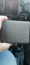 Cartera Vintage antirrobo RFID para hombre, bolsa con cierre, monedero con cremallera, billetera mágica, monedero corto de lujo