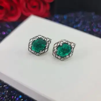 Silver earrings with Clover 925 silver 
Silver earrings with Clover 925 silver