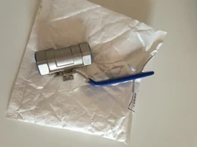 1pc válvula de bola, mujer de acero inoxidable roscado BallValve SS304 BSP 1/4 3/8 1/2 3/4 1 -1/4 1-1/2