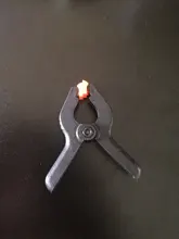 Conjunto de 6 unids/set, abrazaderas Micro de muelle, pinzas de plástico de nailon DIY, pinzas de muelle para carpintería para fondo de estudio de fotografía, abrazadera de 6,5 cm