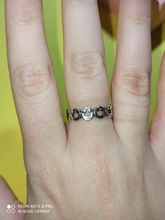 Anillo de dedo con carita sonriente para mujer, sortija con carita sonriente, apertura de tamaño variable, joyería, anillo ajustable abierto