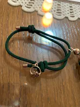 Pulsera de pareja con imán para hombre y mujer, 2 uds., personalidad creativa, amuleto, chica, joyería, regalo para enamorados