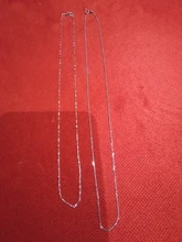 Trustdavies-Cadena de serpiente ondulada para mujer, de Plata de Ley 925 auténtica, cadena de 40cm/45cm 0,7/0,8mm, cadena DC06