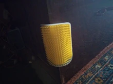 Cepillo esquinero para gatos, cepillo peine para masaje de gatos, para la cara, con peine para hacer cosquillas, producto para mascotas