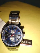 CURREN-Reloj de pulsera deportivo impermeable para hombre, cronógrafo de cuarzo con fecha, masculino, de lujo, nuevo