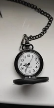 Cadena con colgante de superficie lisa para hombre, Reloj clásico de bolsillo, Retro, Steampunk