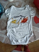 Ropa de HAKUNA MATATA para recién nacido, mono Vogue versátil con estampado de El Rey León Simba para bebé y Niña