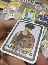 Pegatinas de peces de plátano de Anime, para papelería, portátil, monopatín, PVC, mochila, botella, bicicleta, pegatina impermeable para coche, 10/30/50 Uds.